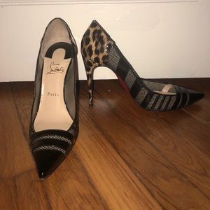 Christian Louboutin Leopard Print Heel